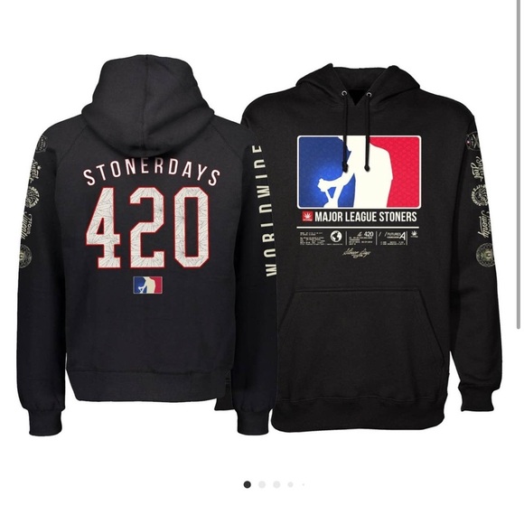Major League Stoners Men’s Graphic Hoodie